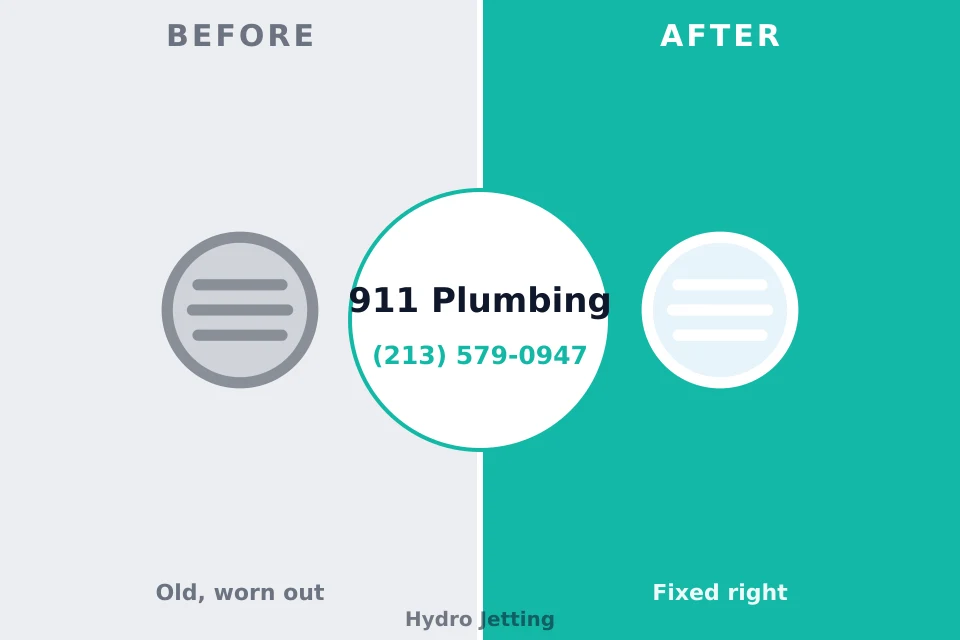 Before and after: plumbing repair South Lakes, AK